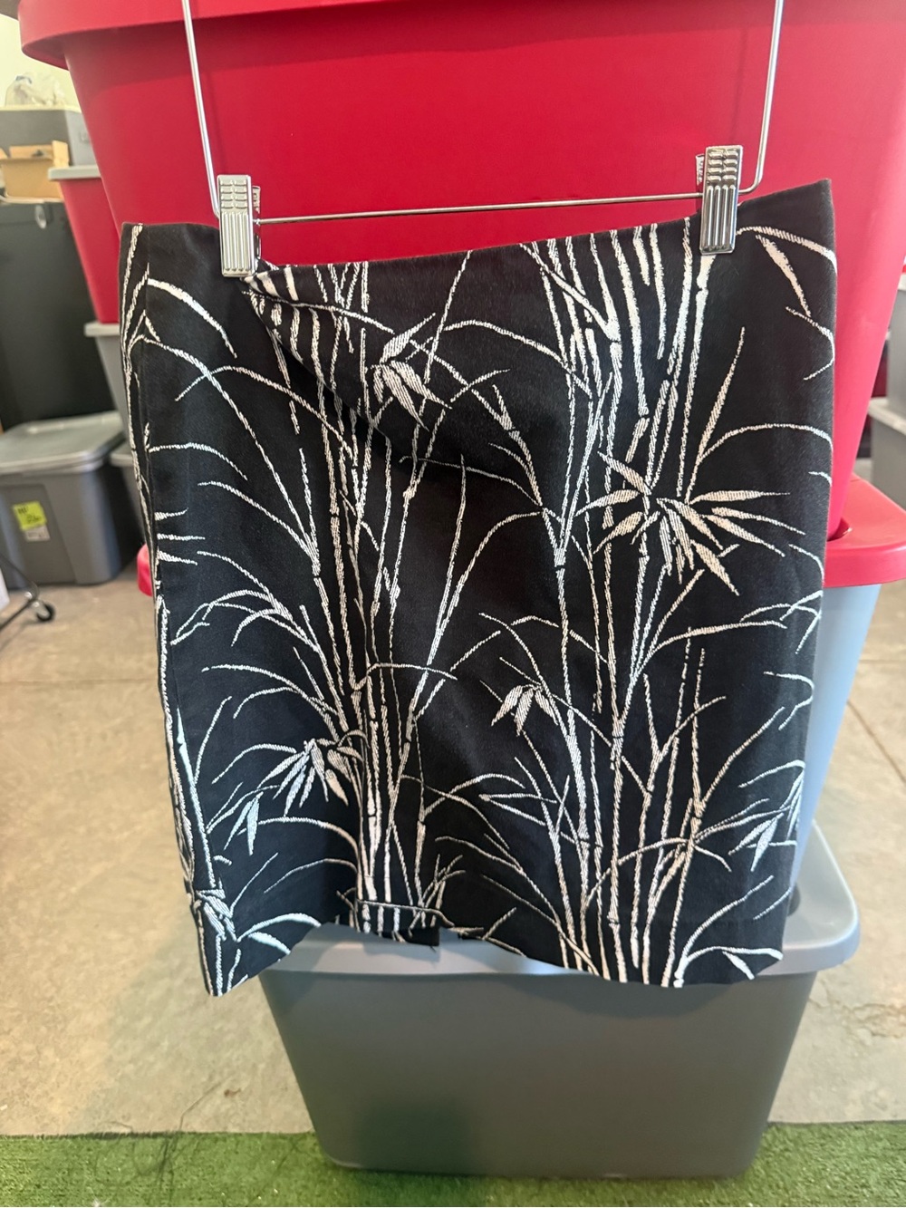 Black and White Print Women's above knee Skirt p45